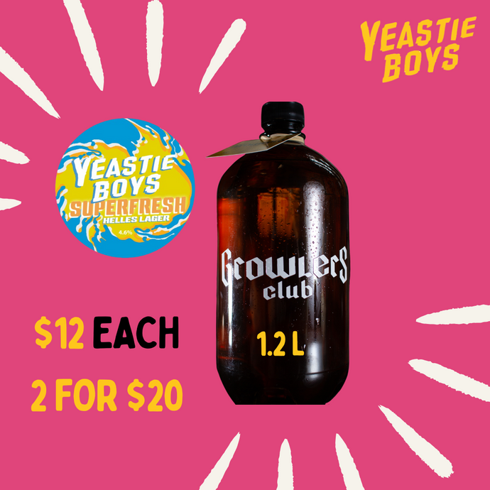 Super Fresh 1.2L Growlers
